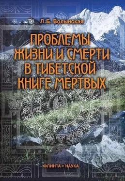 Людмила Волынская Проблемы жизни и смерти в Тибетской книге мертвых обложка книги