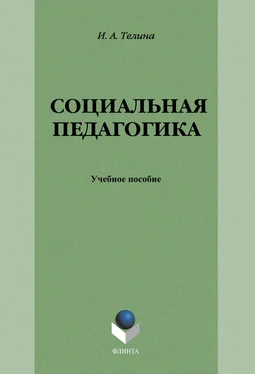 Ирина Телина Социальная педагогика обложка книги