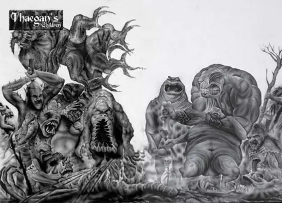 The names of Thaegans evil brood are Hot Tot Pik Snik Jin Jod Fie Fly - фото 40