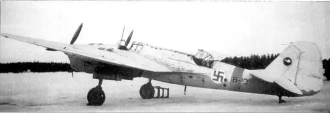 В марте 1943 года этот трофейный СБ из состава Lentolaivue 6 бомбил советские - фото 136