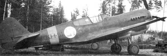 В декабре 1943 года финнам удалось захватить один советский Кертисс P40M1CU - фото 163