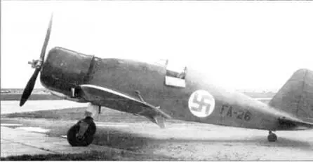 Фиат G50 Lentolaivue 26 прибыл с визитом в Каухава 27 июля 1940 года В ходе - фото 37