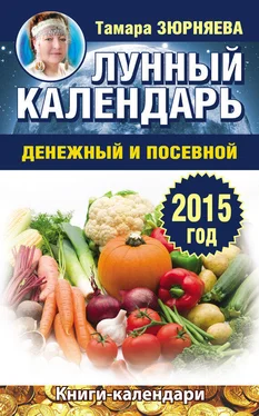 Тамара Зюрняева Лунный календарь денежный и посевной. 2015 год обложка книги