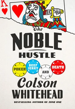 Colson Whitehead The Noble Hustle: Poker, Beef Jerky, and Death обложка книги
