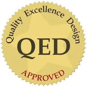QED stands for Quality Excellence and Design The QED seal of approval shown - фото 5