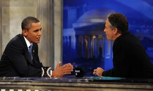 President Barack Obama appears on The Daily Show on October 27 2010 Courtesy - фото 14
