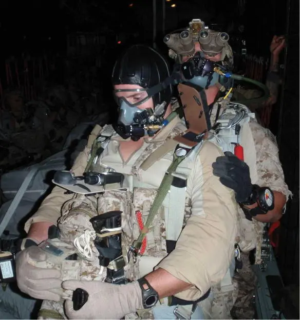 A tandem jump during a training evolution HAHO jumps require oxygen and at - фото 21
