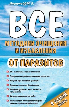 Михаил Ингерлейб Все методики очищения и избавления от паразитов обложка книги