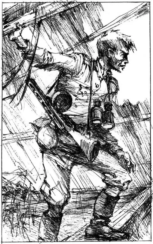 Внизу он видел бой в деревне На огородах за домами накапливалась пехота по - фото 6