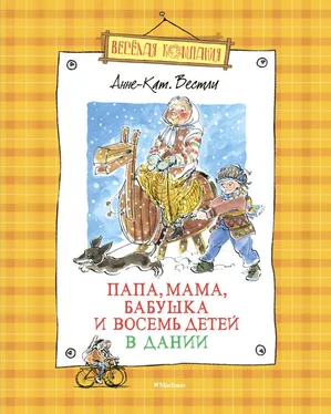 Анне Вестли Папа, мама, бабушка и восемь детей в Дании обложка книги