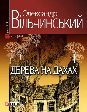 Олександр Вільчинський Дерева на дахах обложка книги