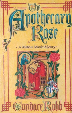 Candace Robb The Apothecary Rose обложка книги