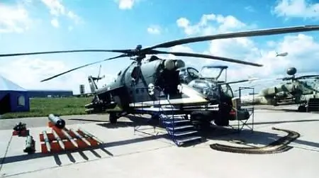 Боевой вертолет Ми35 PHоборудован системой ночного целеуказания позволяющей - фото 6
