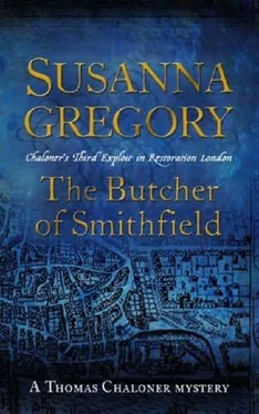 Susanna Gregory The Butcher Of Smithfield обложка книги