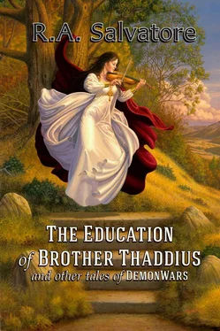 R. Salvatore The Education of Brother Thaddius and other tales of DemonWars обложка книги