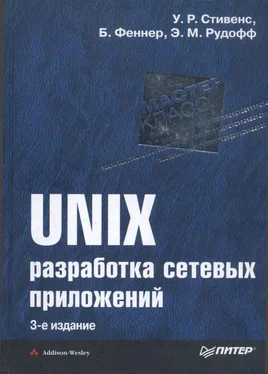 Уильям Стивенс UNIX: разработка сетевых приложений обложка книги