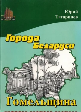 Юрий Татаринов Города Беларуси в некоторых интересных исторических сведениях. Гомельщина обложка книги