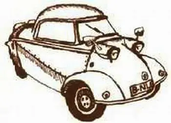Рис 2 Автомобильтрицикл Мессершмитт Тигр фирма Messerschmitt 1953 год - фото 16