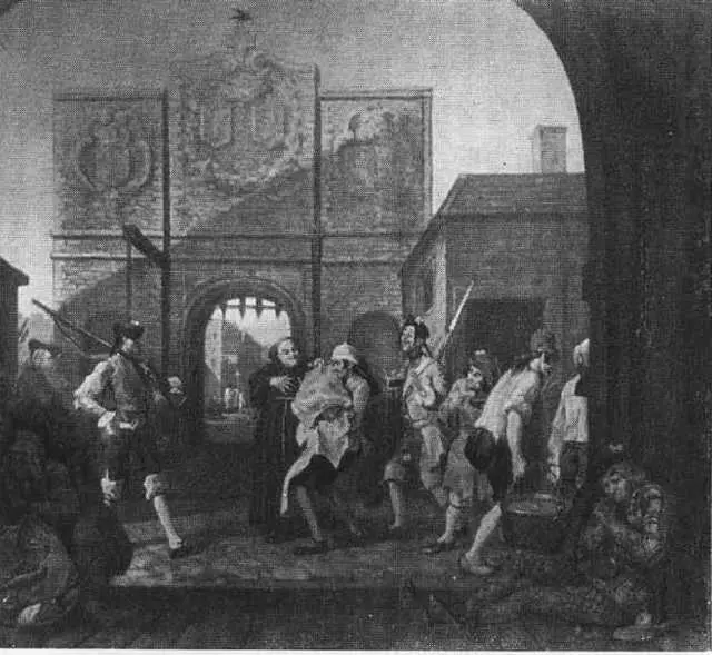 Ворота Кале Масло 1749 г Свадебный бал После 1745 г Переулок Джина - фото 21