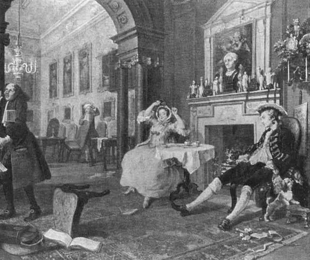 Модный брак Утро в доме молодых Масло 1745 г Утро в доме молодых - фото 13
