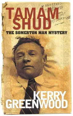 Kerry Greenwood Tamam Shud обложка книги