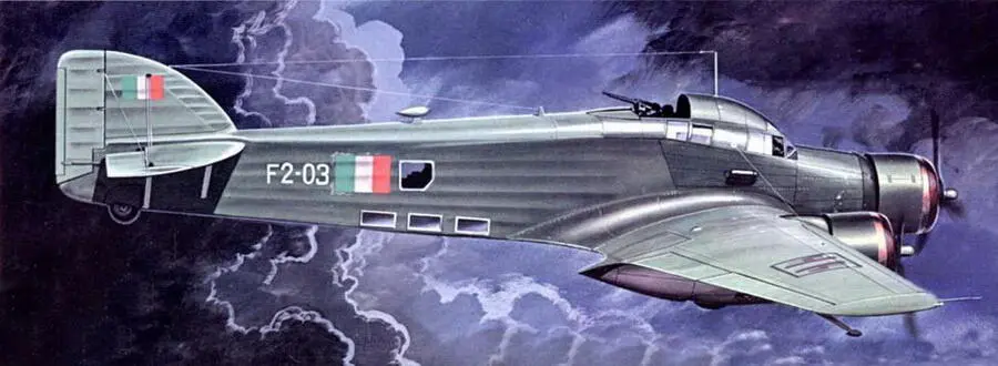 Самолет S М 79 bis из Gruppo Faggolini Aeronautica Nazionale Repuhblicana в - фото 179