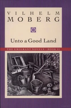 Vilhelm Moberg Unto A Good Land обложка книги