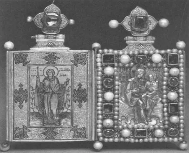 Ковчежец Подарок царя Федора Ивановича царице Ирине Федоровне 1589 г - фото 62