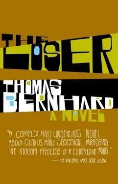 Thomas Bernhard The Loser обложка книги