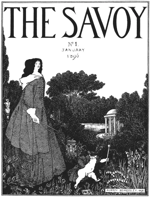 Неотредактированная обложка для журнала Савой 1895 В воспоминаниях Йейтса - фото 23