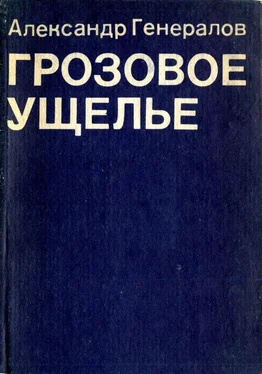 Александр Генералов Грозовое ущелье обложка книги