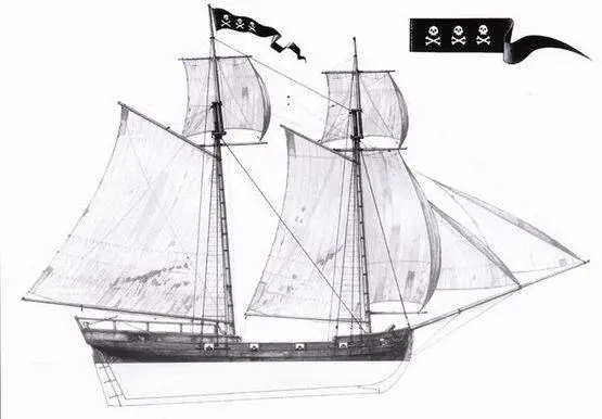Шлюп Flying Dragon Эдмунда Кондента 1719 г Когда в 1718 г па Багамских - фото 46