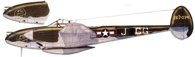 Texas Ranger Р38Н подполковника Джека Дженкинса из 38й истребительной - фото 190