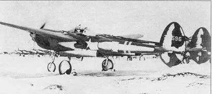 P38F на заснеженном аэродроме Кэмп Триполи Исландия ноябрь 1942 г Ни - фото 55