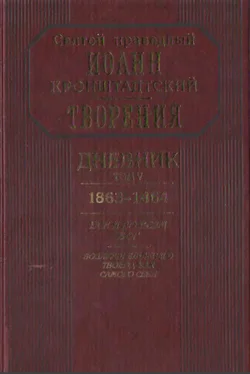 Иоанн Кронштадтский Дневник. Том V. 1863–1864. Все и во всем Бог. Возлюби ближнего твоего, как самого себя обложка книги