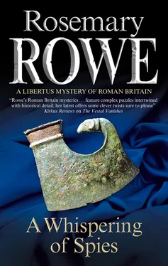 Rosemary Rowe A Whispering of Spies обложка книги