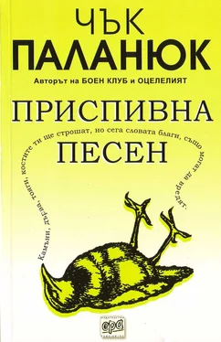 Чък Паланюк Приспивна песен обложка книги