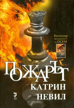 Катрин Невил Пожарът обложка книги