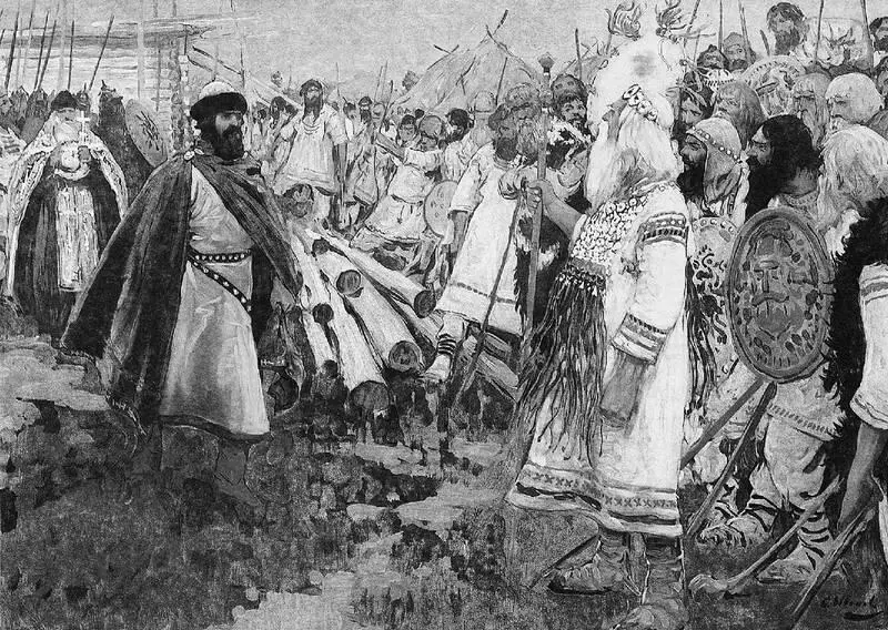 Христиане и язычники Художник С В Иванов К концу правления Владимира Русь - фото 14