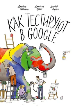 Джеймс Уиттакер Как тестируют в Google обложка книги