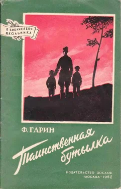 Фабиан Гарин Таинственная бутылка обложка книги