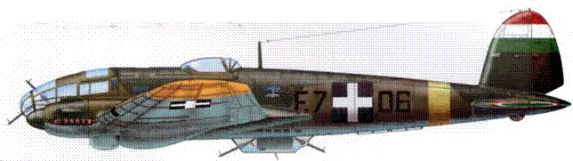 Не111Р6 F706 Королевских ВВС Венгрии Восточный фронт зима 19421943 - фото 189