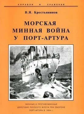 Владимир Крестьянинов Морская минная война у Порт-Артура обложка книги