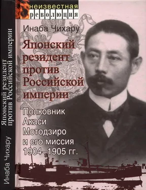 Инаба Чихару Японский резидент против Российской империи. Полковник Акаси Мотодзиро и его миссия 1904-1905 гг. обложка книги