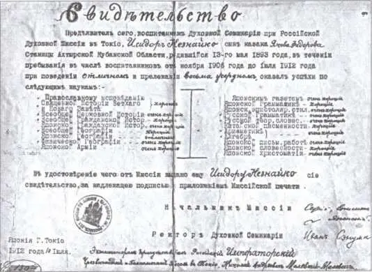 Свидетельство И Незнайко об окончании семинарии ИЯ Незнайко молодой - фото 20
