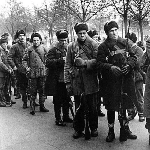 Ополченцы Москвы В составе 33й армии было три дивизии народного ополчения г - фото 13