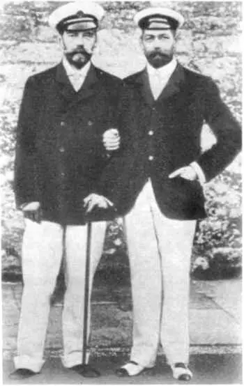 Николай II и принц Уэльский будущий Георг V 1909 г Николай II Магараджа - фото 4