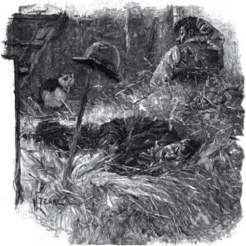 Ночевка на сеновале Рисунок из книги Флинта Странствия с бродягами 1899 - фото 6