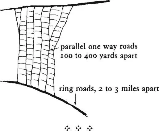The parallel roads are the only through roads in a local transport area i - фото 222