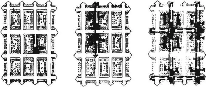 The growth of a fath network in a street grid Different again is our - фото 324